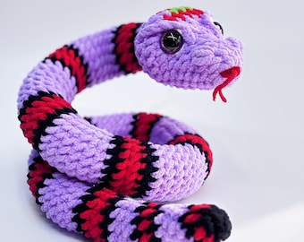 Snake crochet pattern crochet amigurumi snake pattern