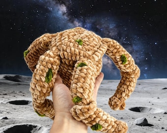 Rocky Crochet Pattern PDF - Poseable Amigurumi Inspired by Project Hail Mary Alien Creature