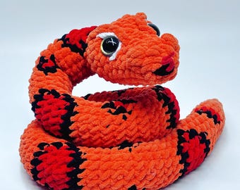 Snake crochet pattern crochet amigurumi snake pattern
