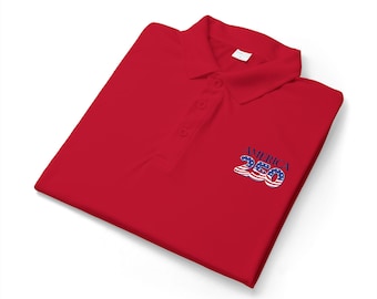 Polo con bandiera America 250