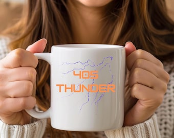 Kubek do kawy OKC Thunder Basketball dla fanów OKC Thunder Sports w prezencie z ceramicznym kubkiem do herbaty i napojami dla fanów NBA Thunder, prezenty z kawą i napojami