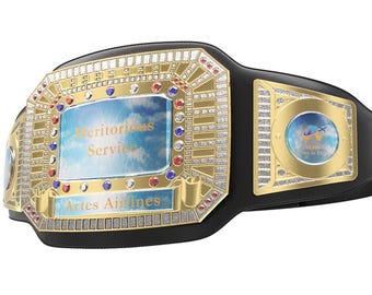 Cinturón de campeonato personalizado, premio para despedidas de soltero, salidas de empresa, premio para eventos deportivos, regalo de campeones de póquer para salidas de golf corporativas