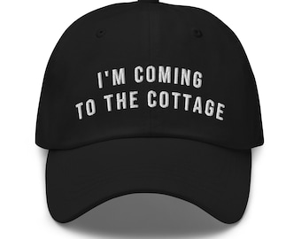 Ich komme zum Cottage Hat | Beheizte Rivalität Baseballkappe | Hollanov Geschenke | Romanze Reader Merch