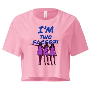 Paige DeSorbo Crop Top – “I’m Two Faced?!” Shirt | Summer House Fan Merch | Bravo Quote Tee | Giggly Squad Merch