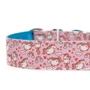 Unicorn Dog Collar / Custom Dog Collar / Martingale