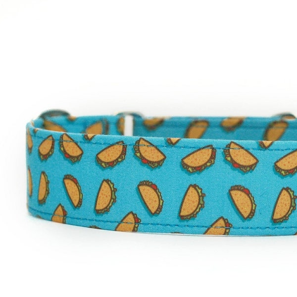 Tacos Dog Collar / Custom Dog Collar / Martingale / Cat Collar