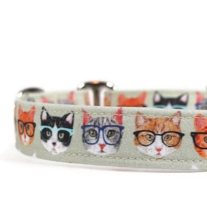 Smarty Cats Dog Collar - Custom Dog Collar - Martingale - Pet Accessories - Designer Dog Collar - Cat Collar