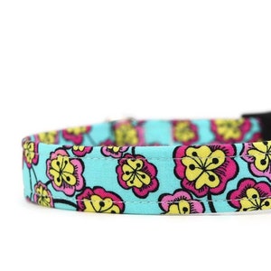 Bold Floral Dog Collar - Custom Dog Collar - Martingale Collar