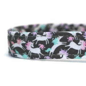 Pastel Unicorns Dog Collar - Custom Dog Collar - Martingale - Pet Accessories - Designer Dog Collar - Cat Collar