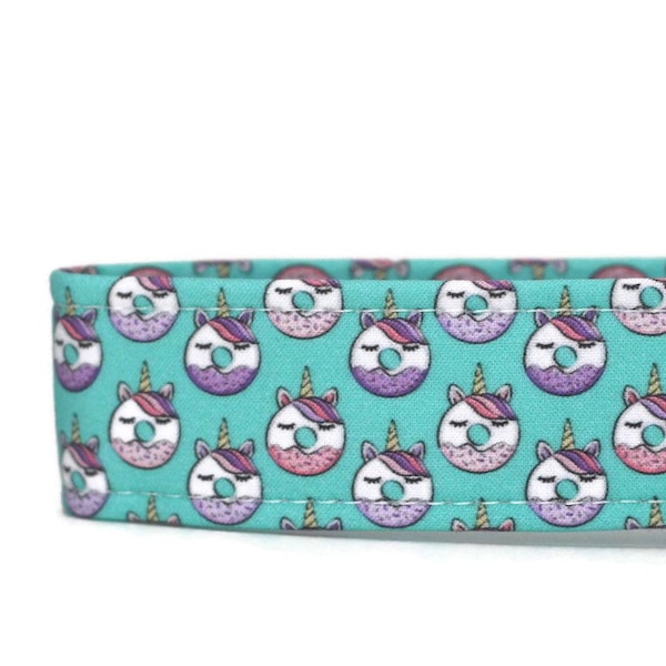 Unicorn Donuts Dog Collar - Custom Dog Collar - Martingale - Pet Accessories - Designer Dog Collar - Cat Collar