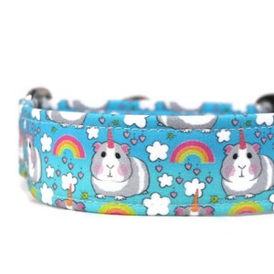 Unicorn Guinea Pigs Dog Collar - Custom Dog Collar - Martingale - Pet Accessories