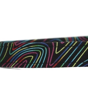 Neon 80&#39;s Dog Collar - Custom Dog Collar - Martingale - Pet Accessories - Designer Dog Collar - Cat Collar