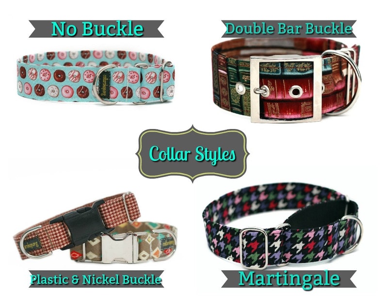 Old Books Dog Collar / Custom Dog Collar / Martingale Dog Collar image 6