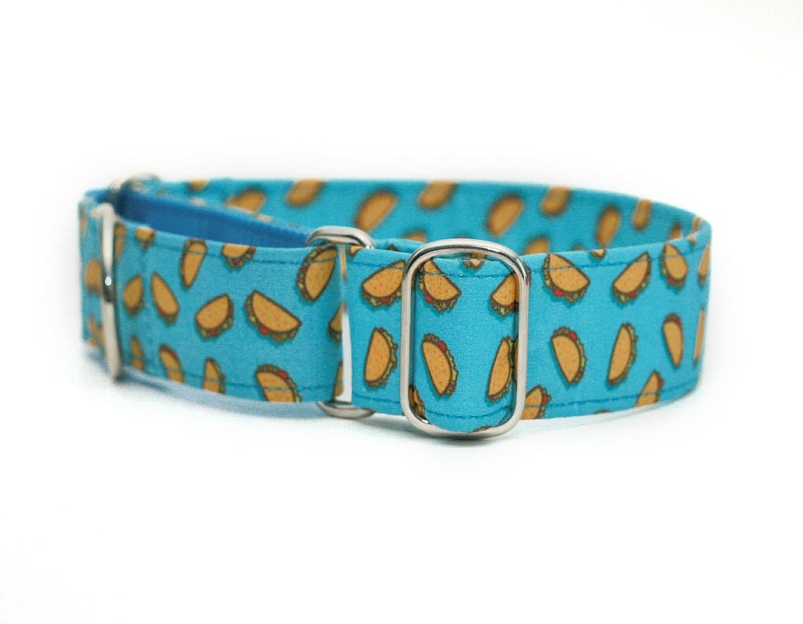 Tacos Dog Collar / Custom Dog Collar / Martingale / Cat Collar Etsy