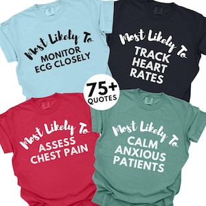 Telemetry Nurse Shirt, Cardiac Monitor Tech, Telemetry Tech Week Gift Nurse, Tele RN Gift, Arrhythmia Nurse Shirt, ECG Rhythm Nurse T-Shirt