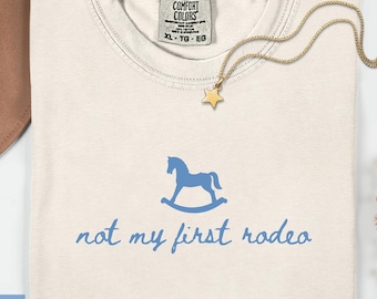 Cowboy Baby Shower Gift-Pregnancy Reveal Shirt-Rainbow Baby Announcement Gift-Boy Mom-to-Be-Wild West Baby Sprinkle-Western Pregnancy Tee