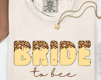 Bride to Bee Bridal Shower Gift-Comfort Colors T-Shirt-Engagement Tee-Future Mrs. Shirt-Found Her Honey-Newly Engaged-Custom Bride Gift Top