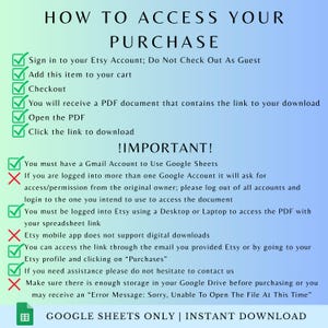 ADHD Adult Digital Budget Planner Google Sheets Monthly Bill Tracker Personal Income Expense Weekly Paycheck Journal Debt Payoff Tool 2026 image 9