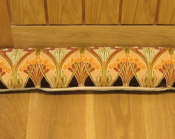 Draught excluder, Liberty vintage Ianthe cotton  door stopper, draft stopper, window draught dodger.