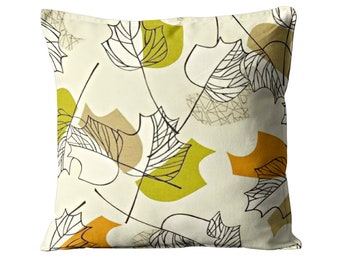 Sanderson "Maple" Options II range, autumn colourway, cushion cover, throw pillow cover, cotton pillow, home decor.