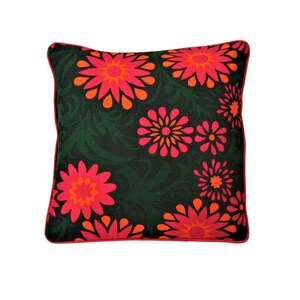Heals Aina Hedstrom for Boras "Prevencal" vintage mid 60s, cotton cushion cover.