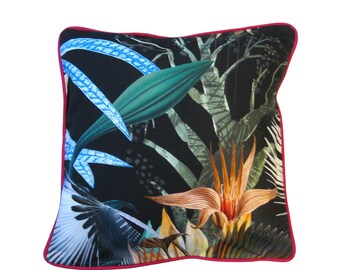 Christian Lacroix, Oiseau De Bengale, cotton cushion cover.