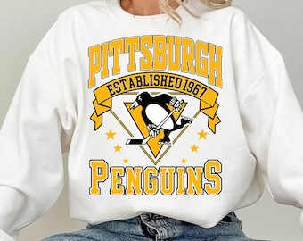 ヴィンテージ ピッツバーグ ペンギンズ NHL 刺繍ロゴ 1/4ジップ