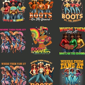 Boots On The Ground-bundel, Boots On The Ground Cowgirls Boot Cowboy, Where Them Fans At Digital, png