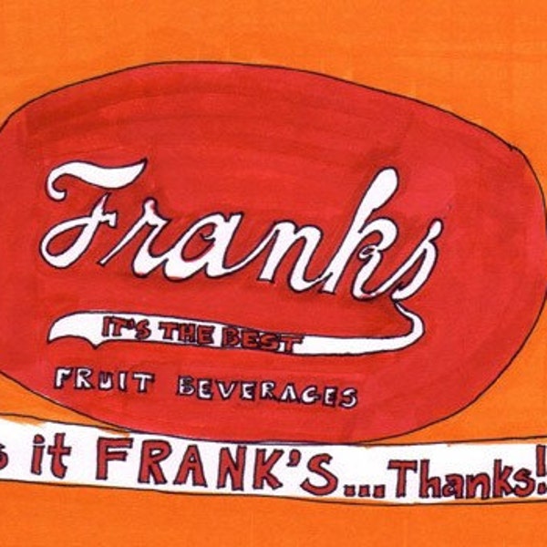 Frank's-5x7 inch Print from Original Illustration