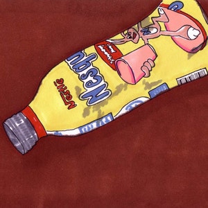 Trash-5x7 inch print van originele illustratie