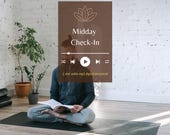 Quiet Power Midday Check-In Meditation | 5 Min Midday Reset | Stress Relief Audio + Printable Guide