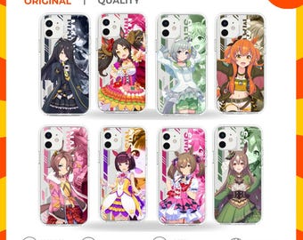 Case Manhatta Marvelous Maoyono Narita Nishino Satono Seiun Smart Sweep Uma Musume Pretty Derby Anime Game Phone Casing Custom V1