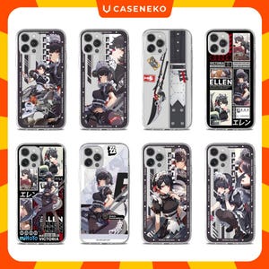 Ellen Zoe Custom Phone Case Zenless Zone Zero ZZZ Caseneko iPhone Samsung Android Anime Game Smart Phone Casing