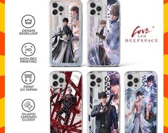 Sylus Xavier Rafayel Zayne Celeb Custom Phone Case Love and Deepspace Caseneko iPhone Samsung Android Anime Game Smart Phone Casing
