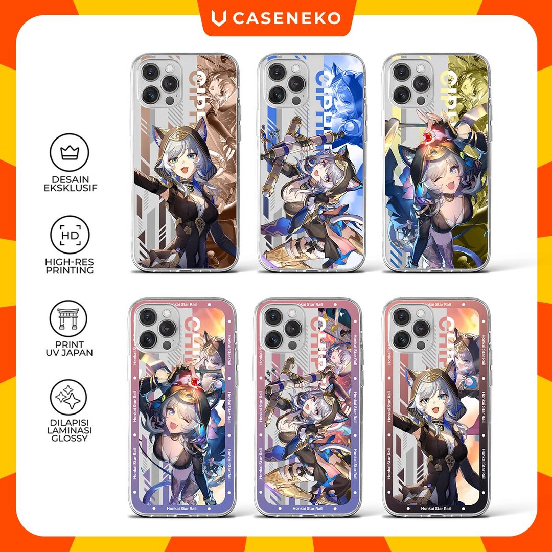 Case Cipher Honkai Star Rail HSR Hoyoverse Anime Game Phone Casing ...