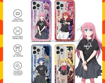 Case Hitori Gotoh Kita Ikuyo Nijika Ijichi Ryou Yamada Bocchi the Rock Anime Game Phone Casing Custom V1