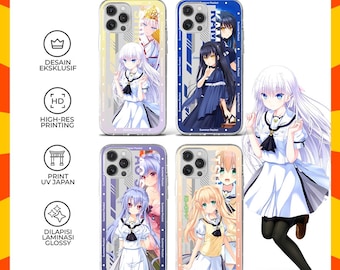 Custom Case Shiroha Naruse Ao Surakado Kamome Kushima Tsumugi Wenders Anime Phone Custom Casing V1