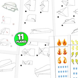 Paper Airplanes | Step-by-Step Guide to Folding Paper Airplanes for Kids | 11 Airplane Models | Easy Origami | Creative Crafts