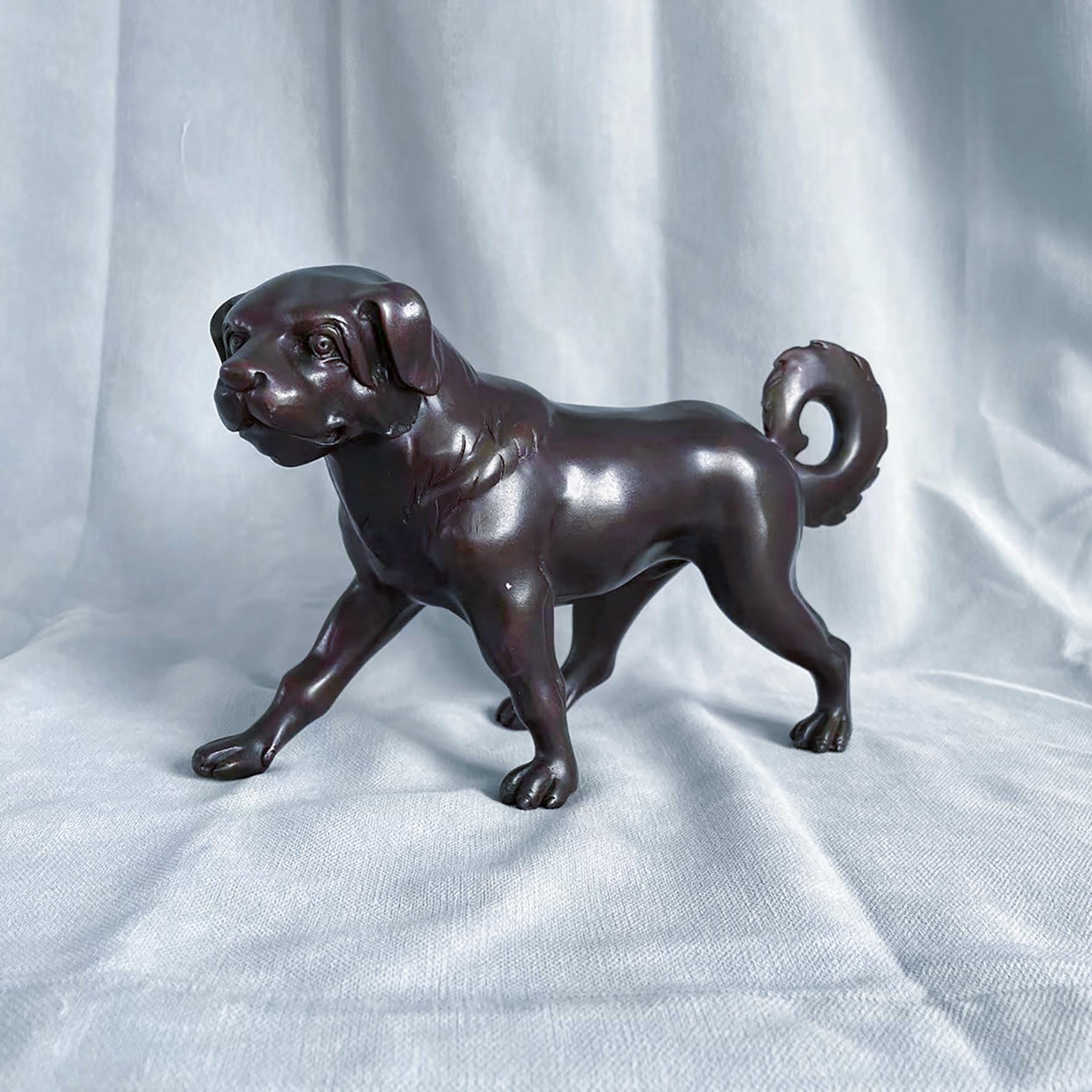 守護者の恵み – ブロンズ製の犬の像 - Etsy 日本