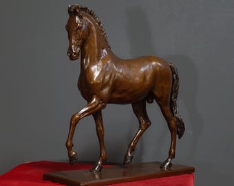 ブロンズ製跳ね馬像 – 高級ホーム＆オフィス装飾 - Etsy 日本