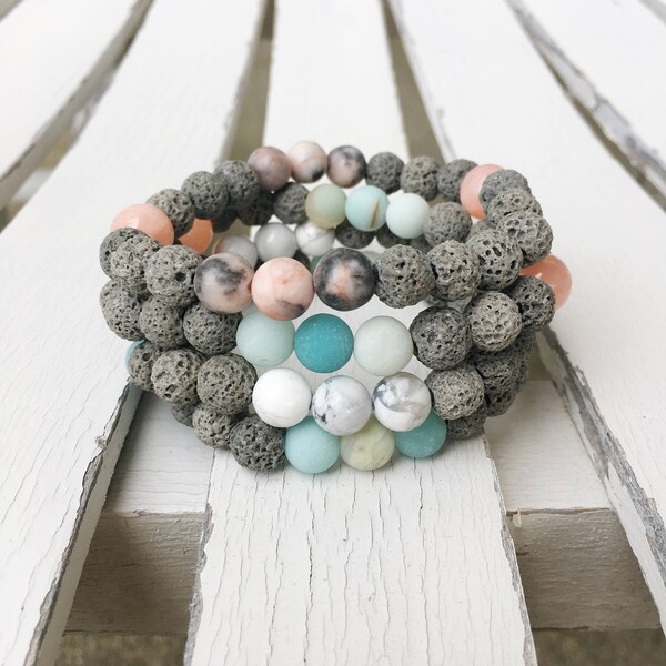 Essential Oil Diffuser Bracelet Lava Bead Essential Oils Bracelet