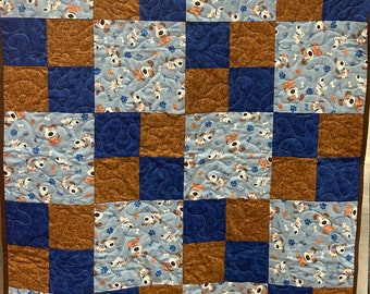 Puppy Dogs Baby Quilt