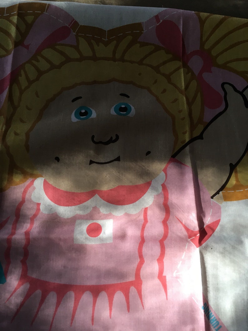 Vintage cabbage patch fabric panel rare