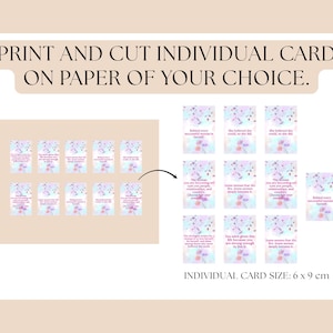 Cartes d'affirmation en téléchargement numérique Cartes d'affirmation en téléchargement PDF Cartes de citation positives en format PDF Cartes d'affirmation numériques Cartes Fash