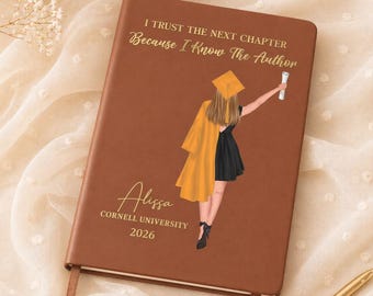 Personalized Graduation Gifts For Her, Custom Graduation Journal, Class Of 2026, Gift For Daughter, Senior Gift Girls, College Graduate Gift