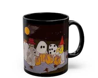 Peanuts Halloween Black Mug (11oz, 15oz)