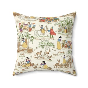 Housse de coussin décorative Blanche-Neige image 1