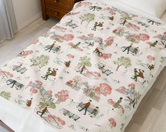 101 Dalmatians Vintage Print Blanket