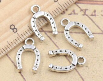 Horseshoe Sneaker Charms | Gold Silver Lace Charms | Western Cowgirl Shoe Jewelry