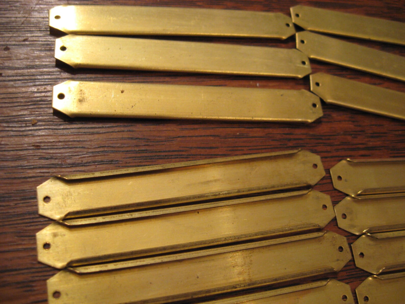 30 Brass File Drawer Name Card Label Holder Plate Etsy